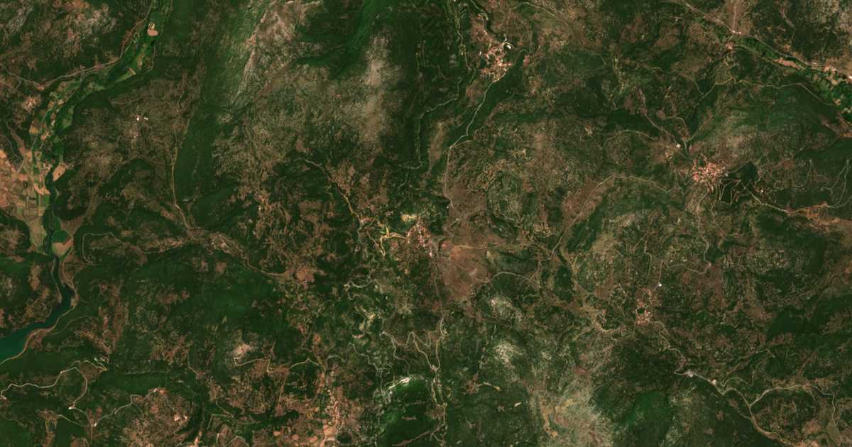 Satellitenkarte von Drakovoúnion