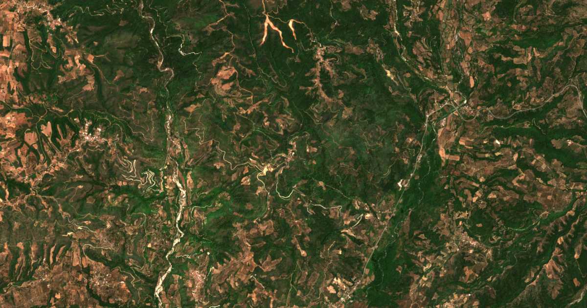 Satellitenkarte von Chóra