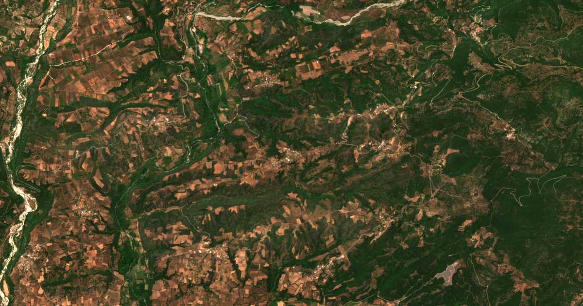 Satellitenkarte von Liodora von Arkadien
