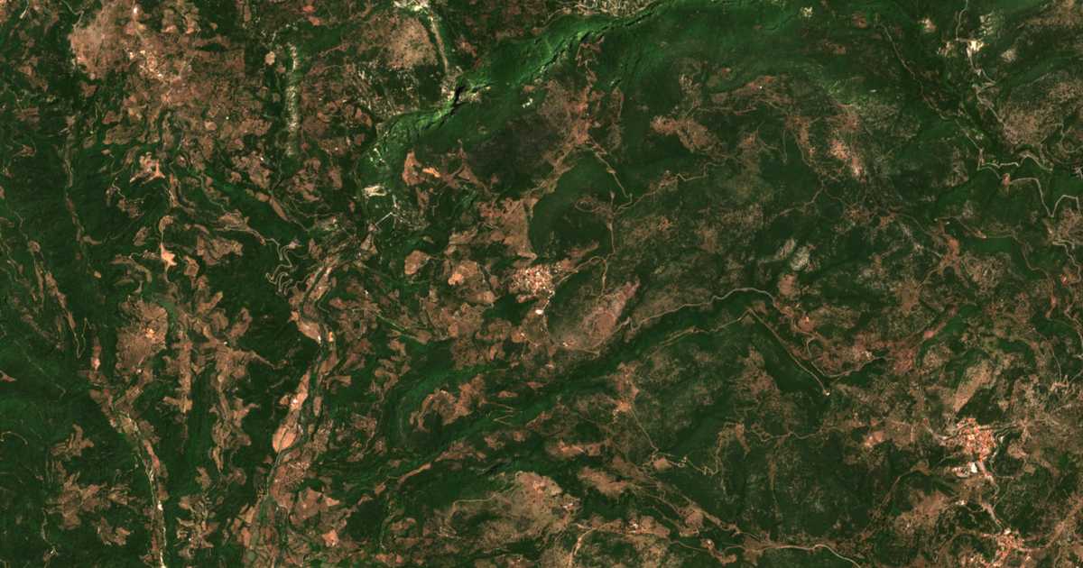 Satellitenkarte von Spátharis