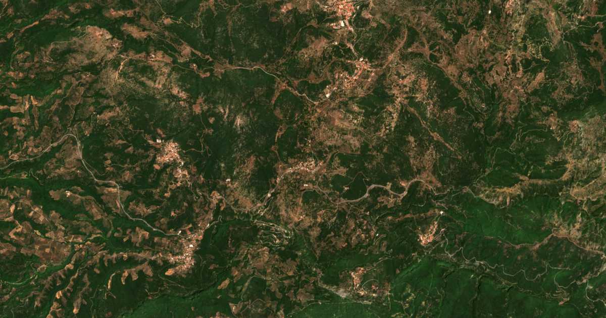 Satellitenkarte von Stavrodrómion
