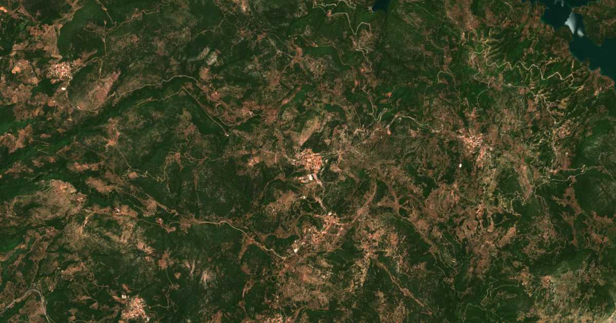 Satellitenkarte von Tropea