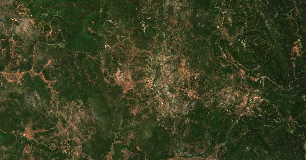 Satellitenkarte von Akovos
