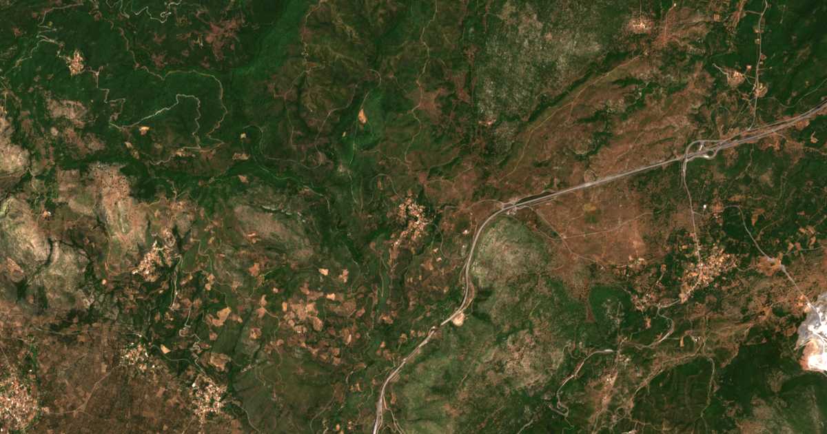 Satellitenkarte von Chránoi