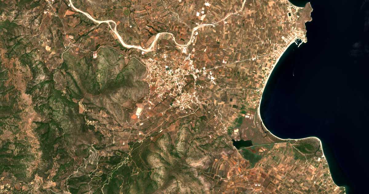 Satellitenkarte von Cheimeriní Meligoú