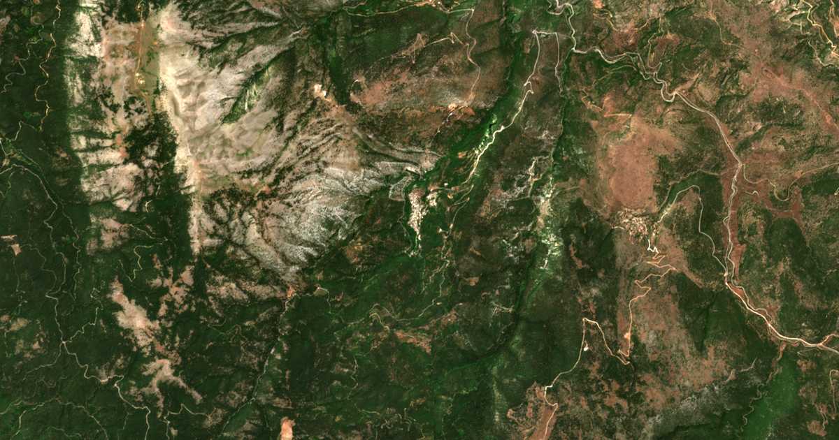 Satellitenkarte von Kastanitsa