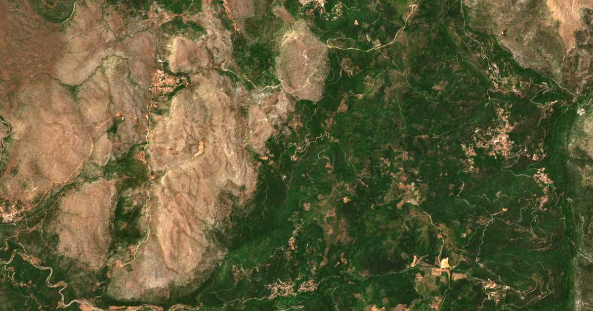 Satellitenkarte von Koútroufa