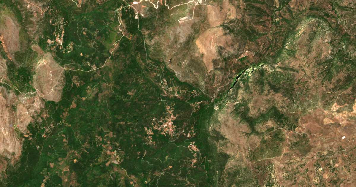 Satellitenkarte von Mesorráchi