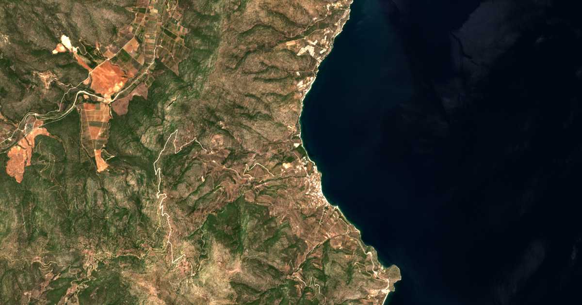 Satellitenkarte von Xiropígadon
