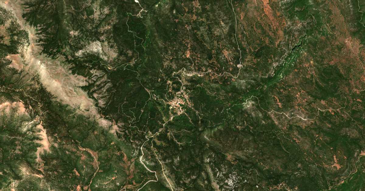 Satellitenkarte von Kosmas