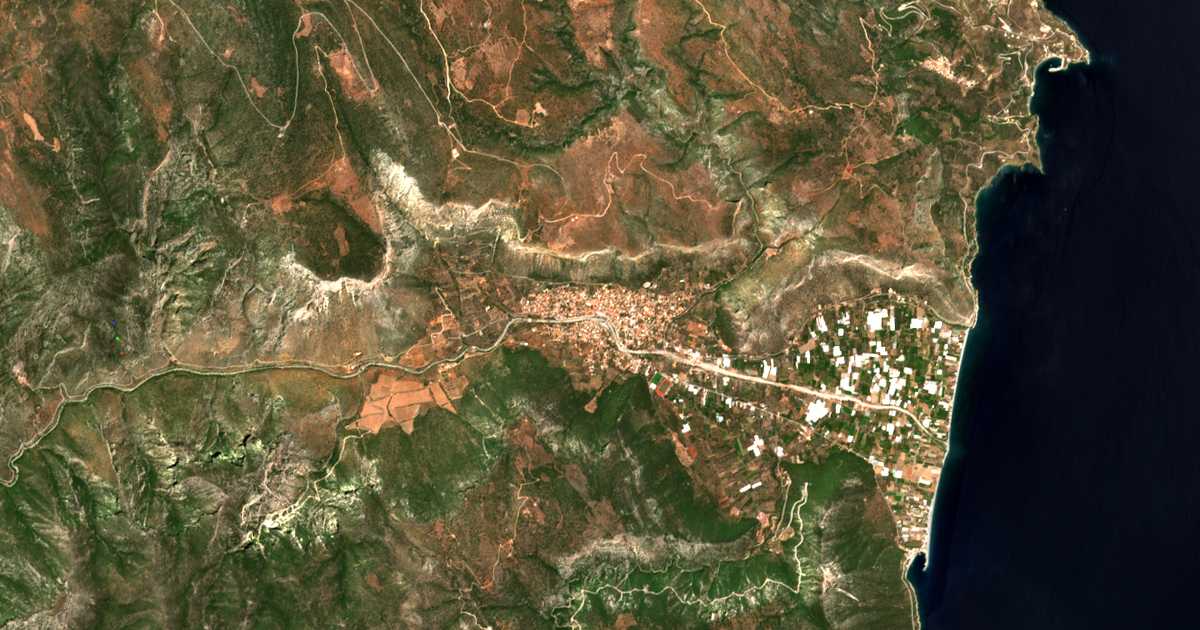 Satellitenkarte von Leonidi