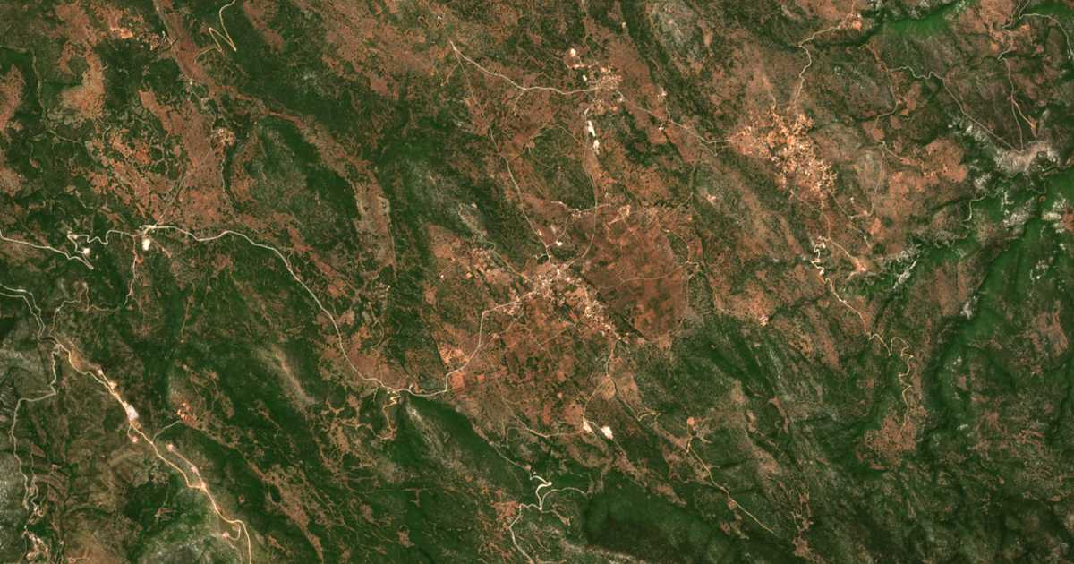 Satellitenkarte von Peletá