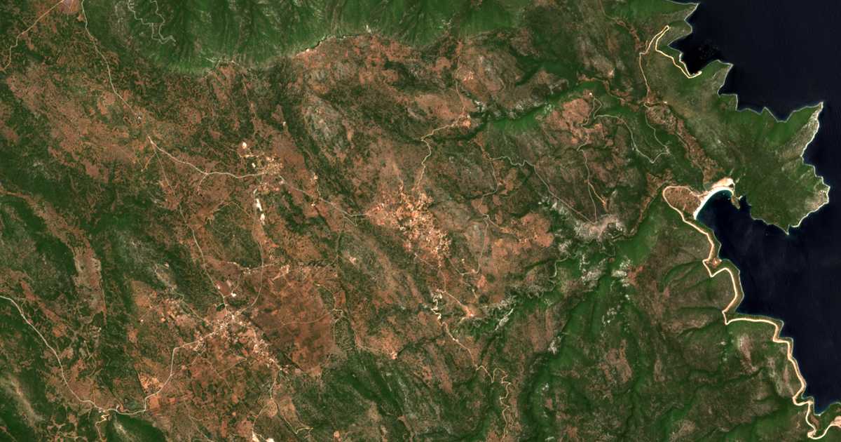 Satellitenkarte von Pigádion