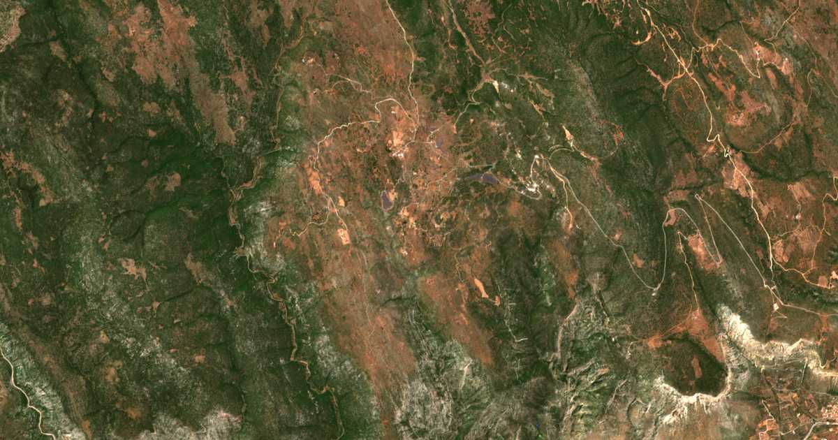 Satellitenkarte von Voskína