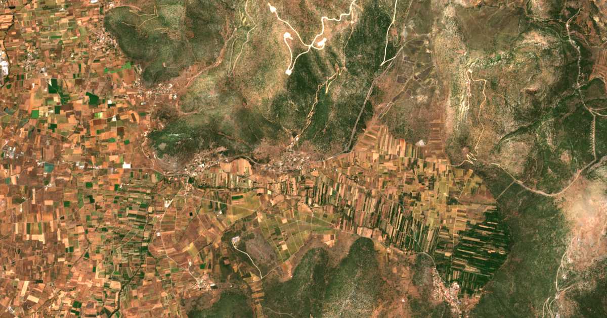 Satellitenkarte von Agiorgítika