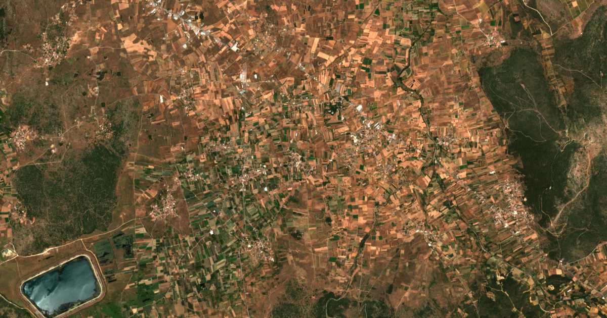 Satellitenkarte von Aléa