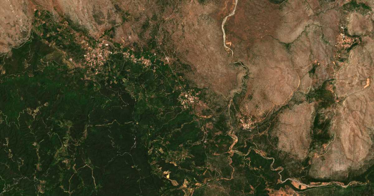 Satellitenkarte von Alepochórion