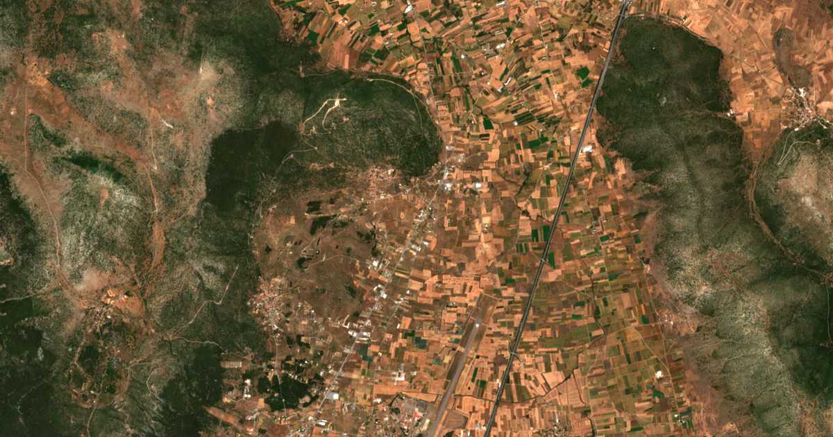 Satellitenkarte von Chánia
