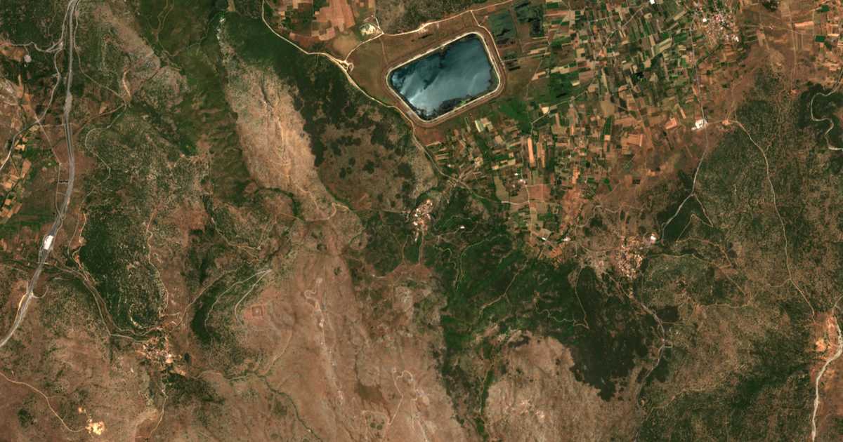 Satellitenkarte von Kándalos