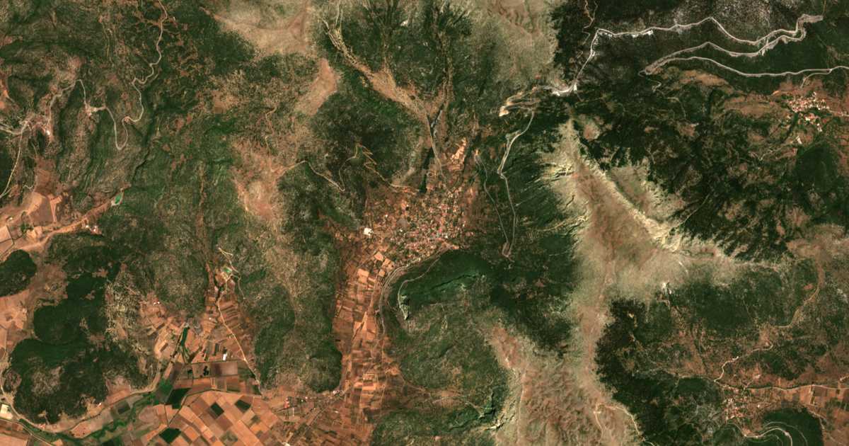 Satellitenkarte von Kandíla