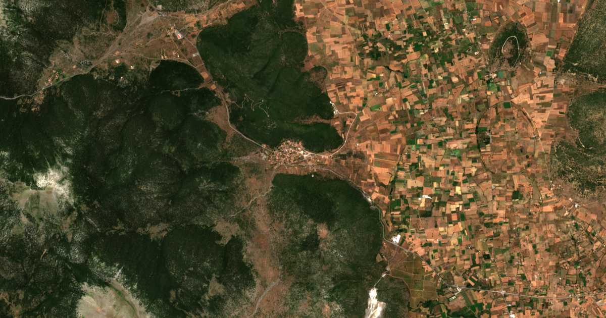 Satellitenkarte von Kápsas