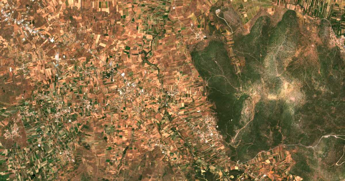 Satellitenkarte von Magoúla