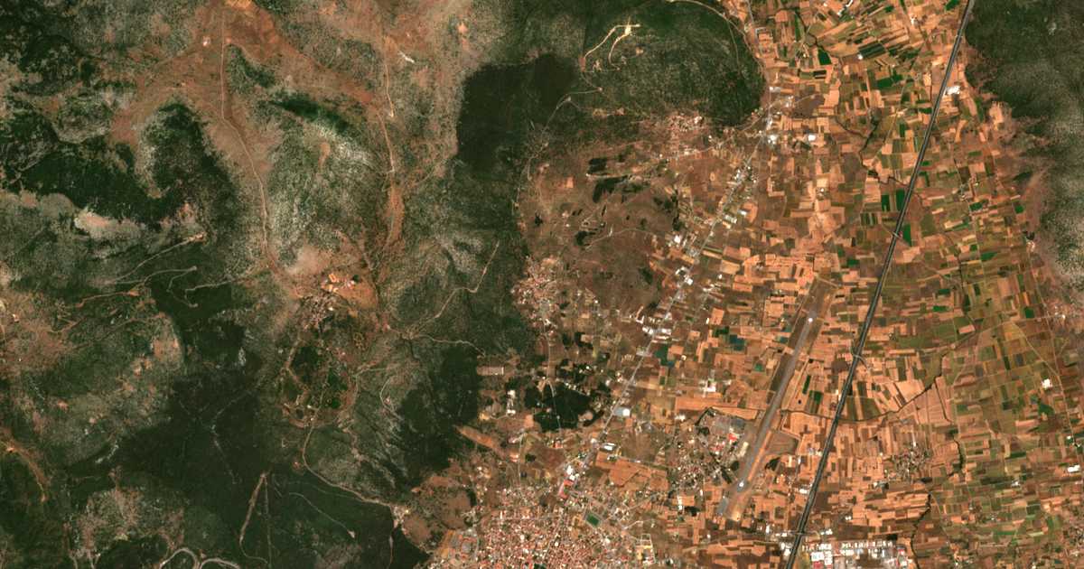Satellitenkarte von Merkovoúnion