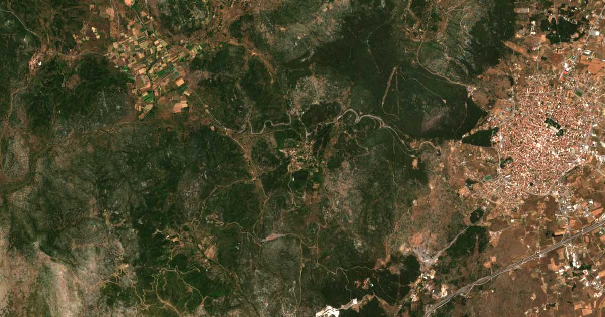 Satellitenkarte von Silímna
