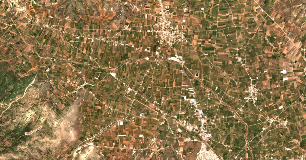 Satellitenkarte von Agía Aikateríni
