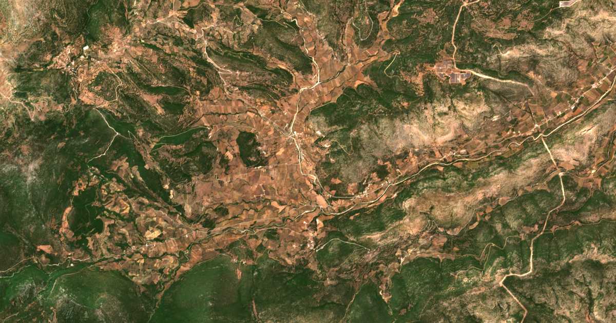 Satellitenkarte von Agrilítsa