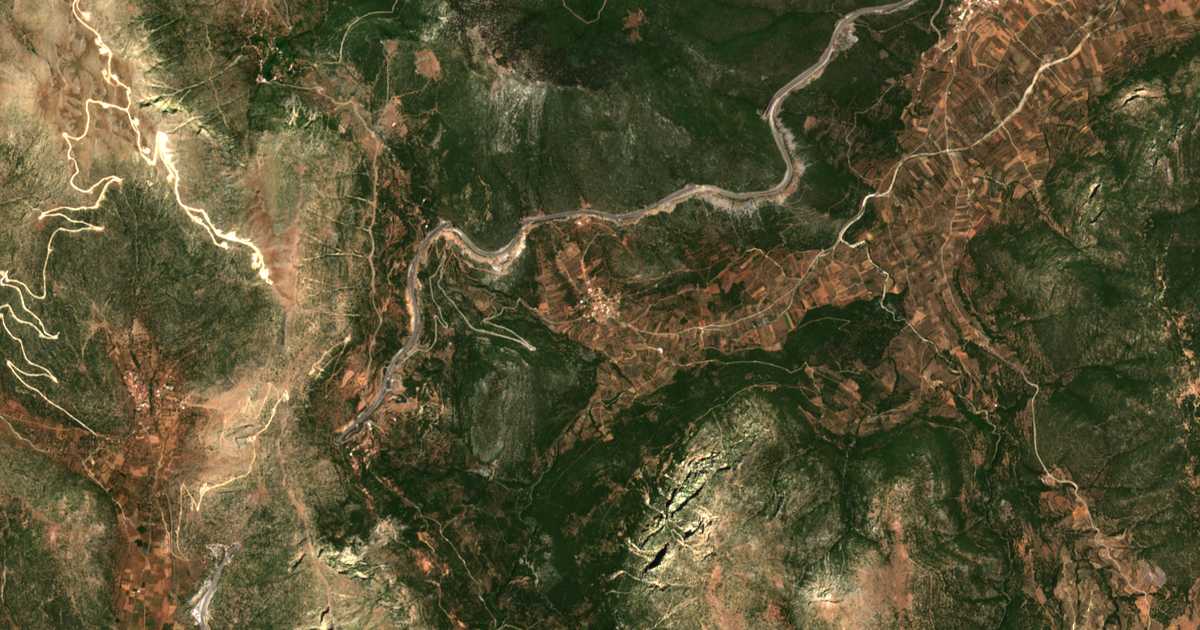 Satellitenkarte von Kaparéllion