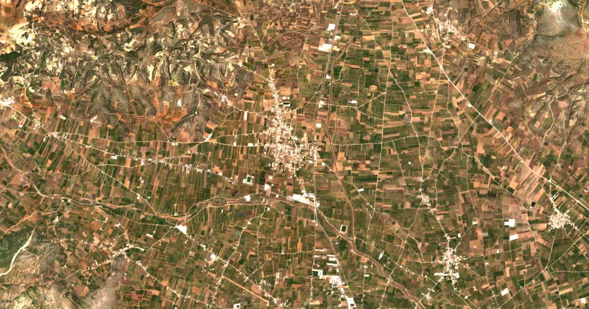 Satellitenkarte von Koutsopódion