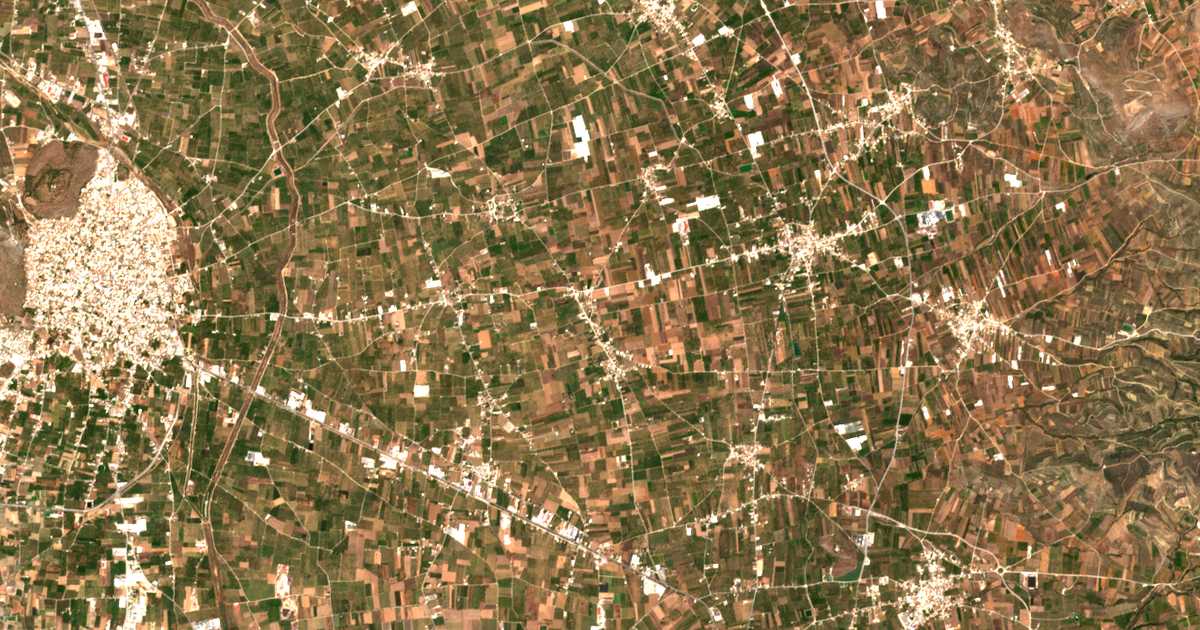 Satellitenkarte von Láloukas