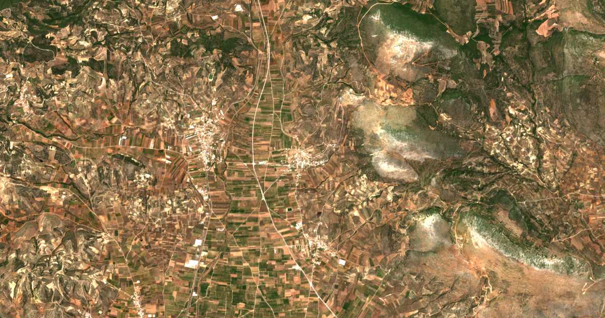 Satellitenkarte von Mykines