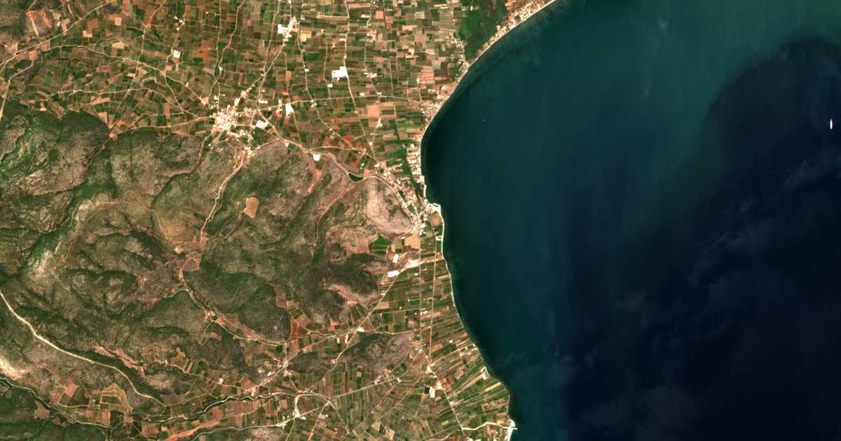 Satellitenkarte von Mýloi