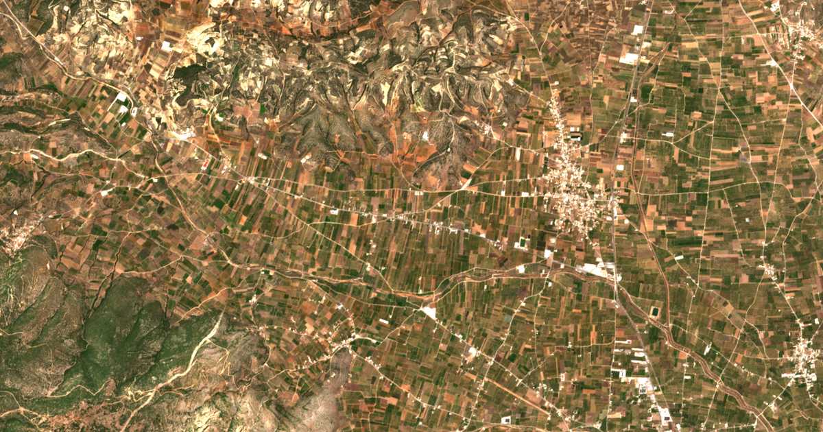 Satellitenkarte von Panórama