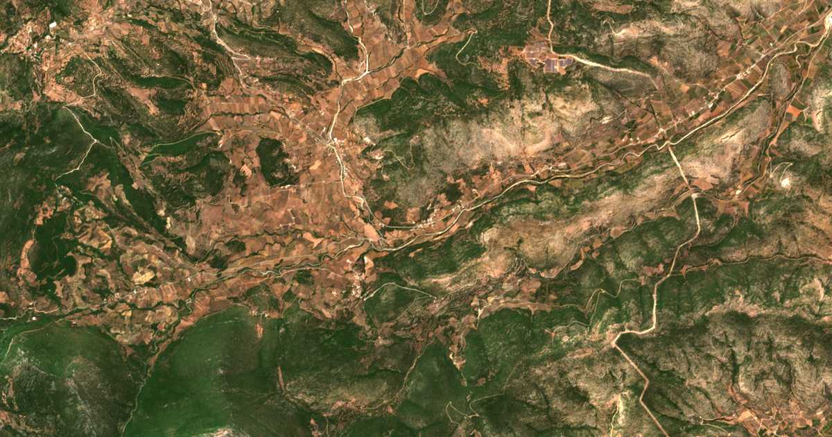 Satellitenkarte von Spanaíika