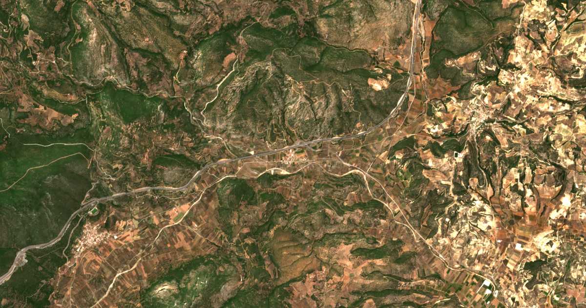 Satellitenkarte von Stérna