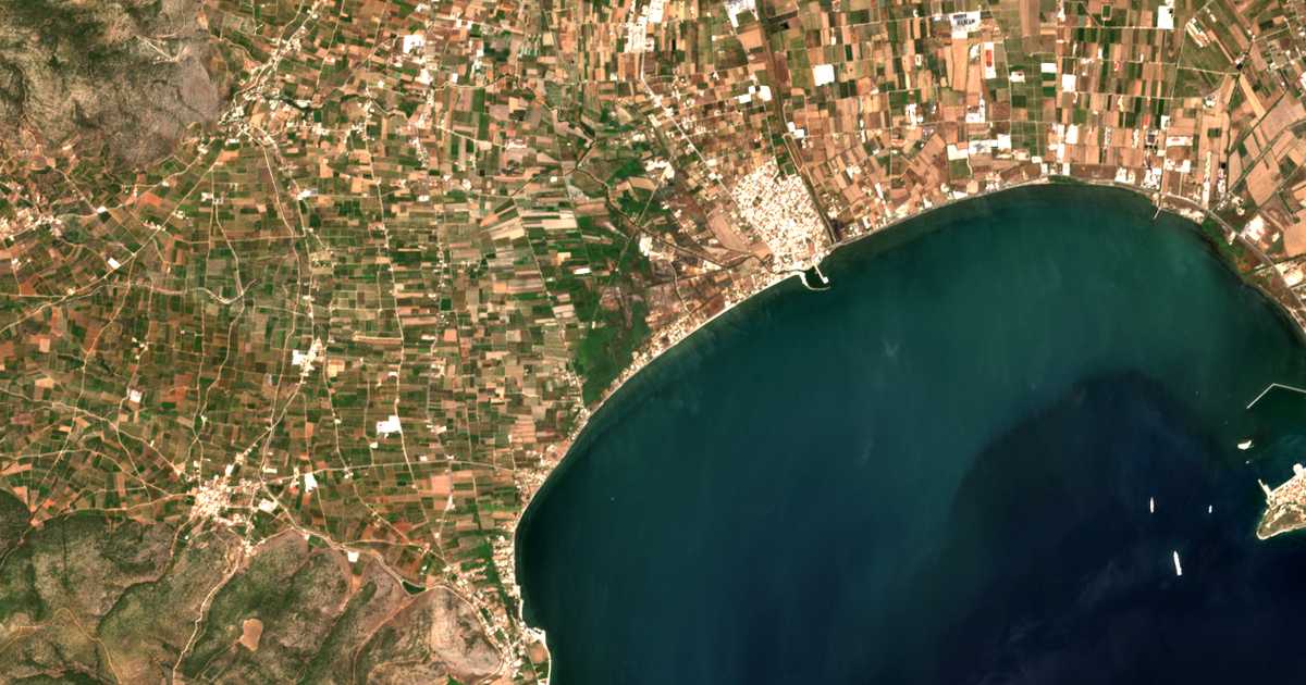 Satellitenkarte von Timénion