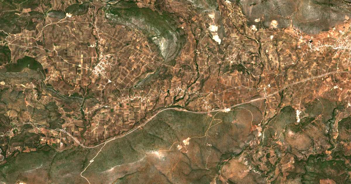 Satellitenkarte von Giannoulaíika