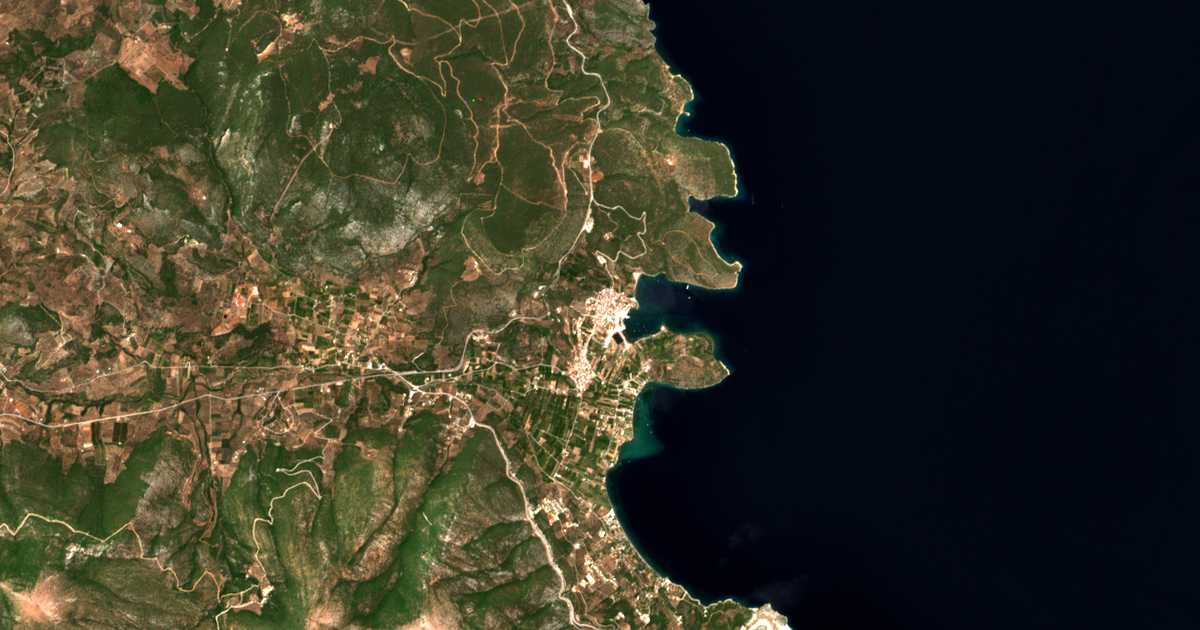 Satellitenkarte von Archea Epidavros