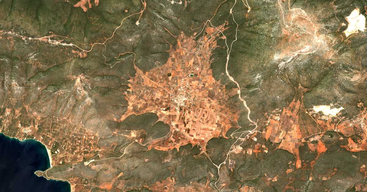 Satellitenkarte von Dídyma