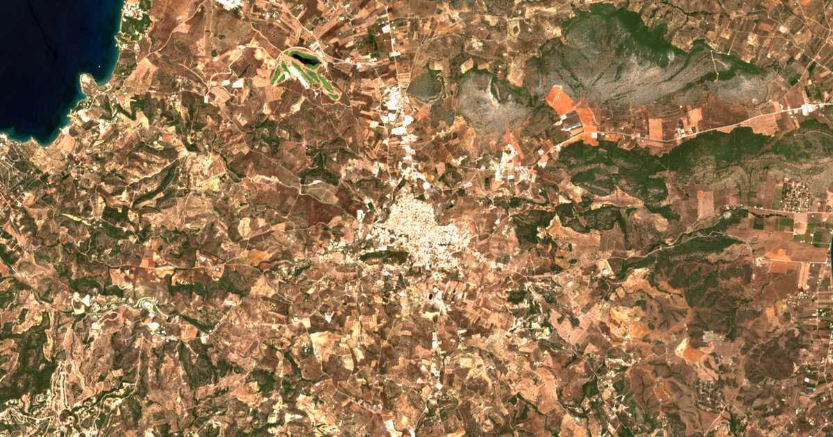 Satellitenkarte von Kranidi