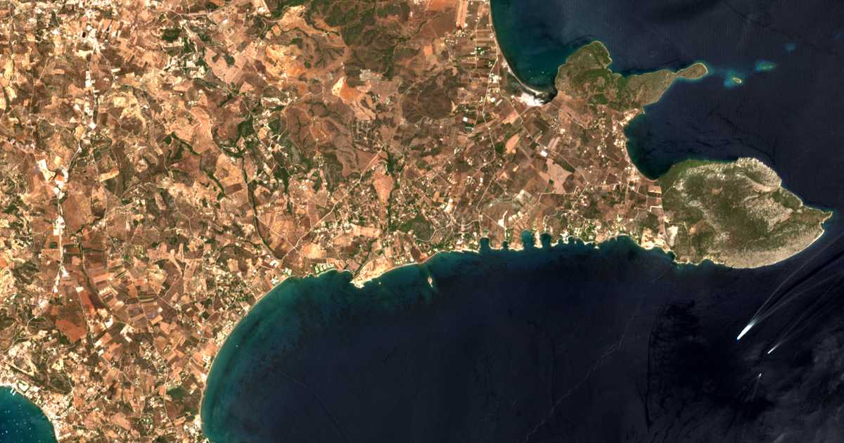 Satellitenkarte von Petrothálassa Ermiónis
