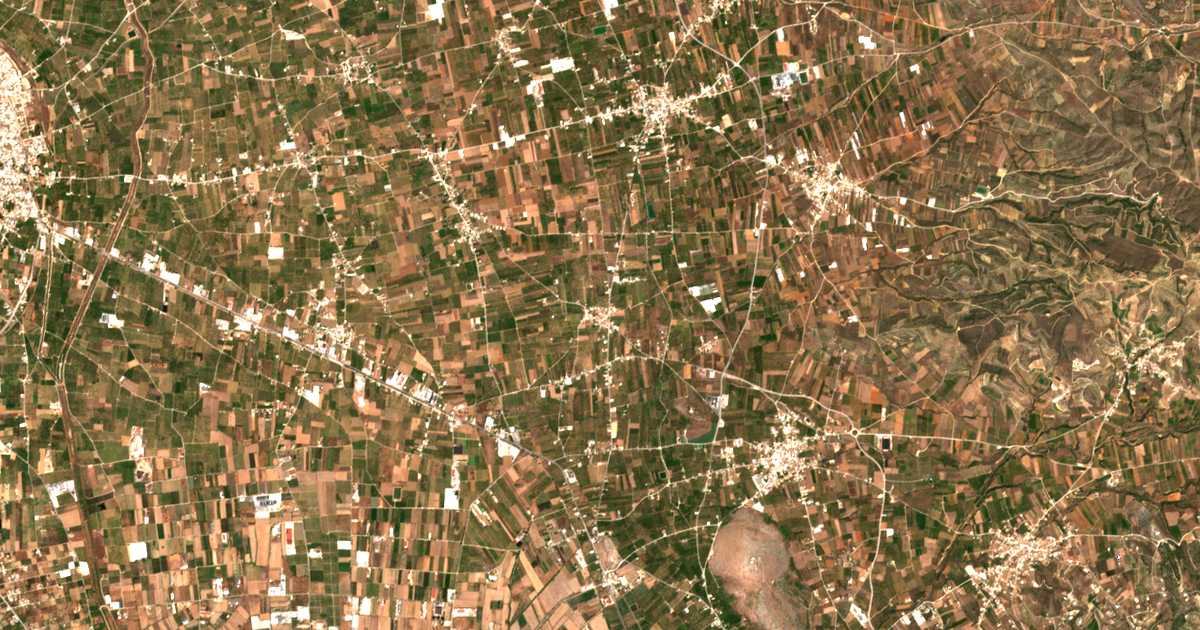 Satellitenkarte von Argolikón