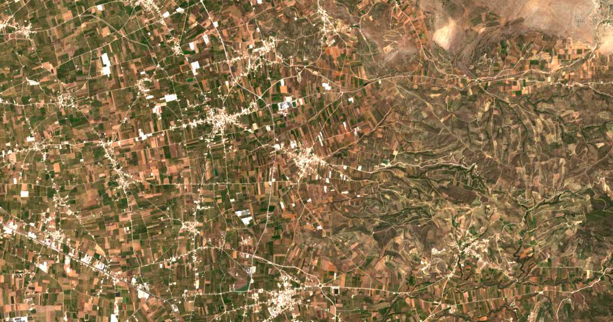 Satellitenkarte von Panarítis