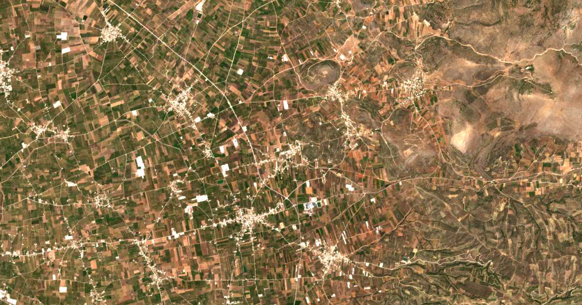 Satellitenkarte von Poullakída