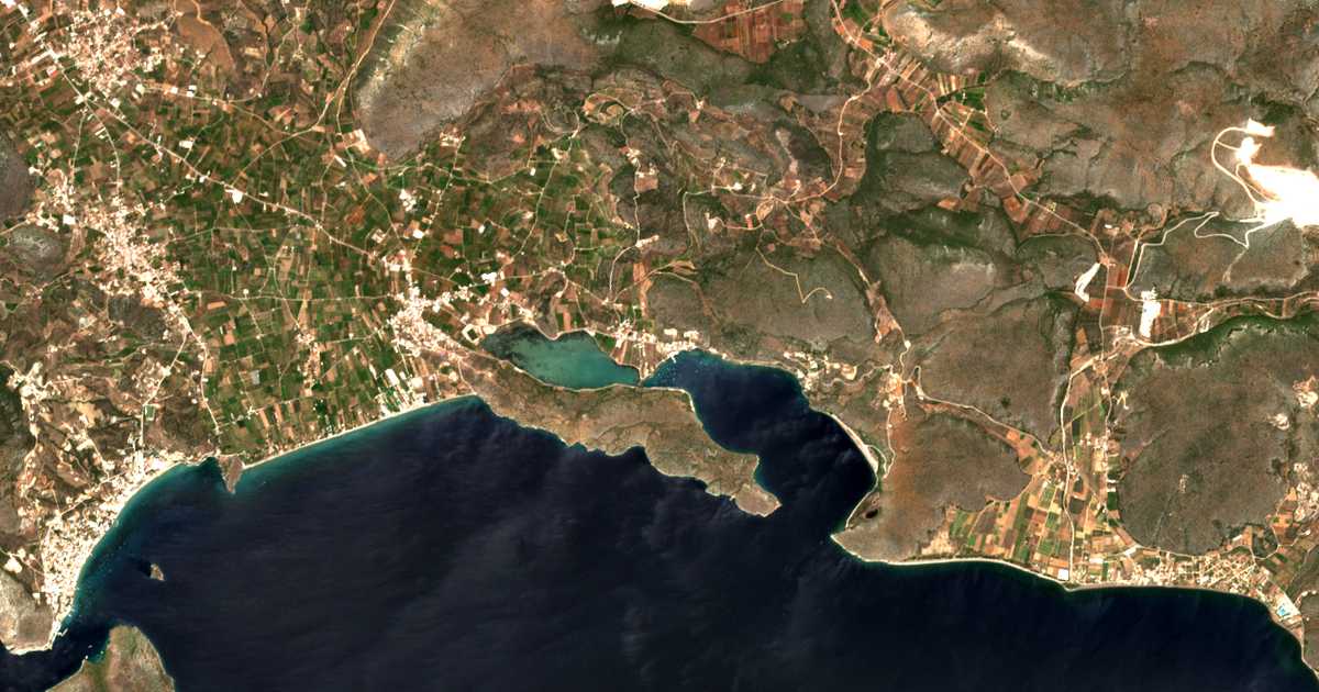 Satellitenkarte von Vivárion