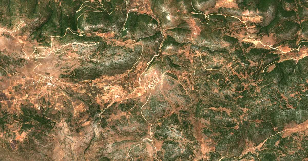 Satellitenkarte von Agionórion