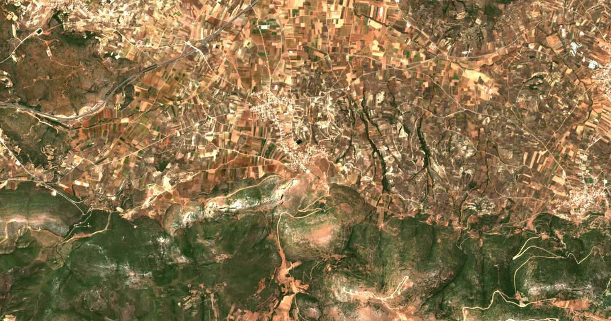 Satellitenkarte von Agios Vasilios